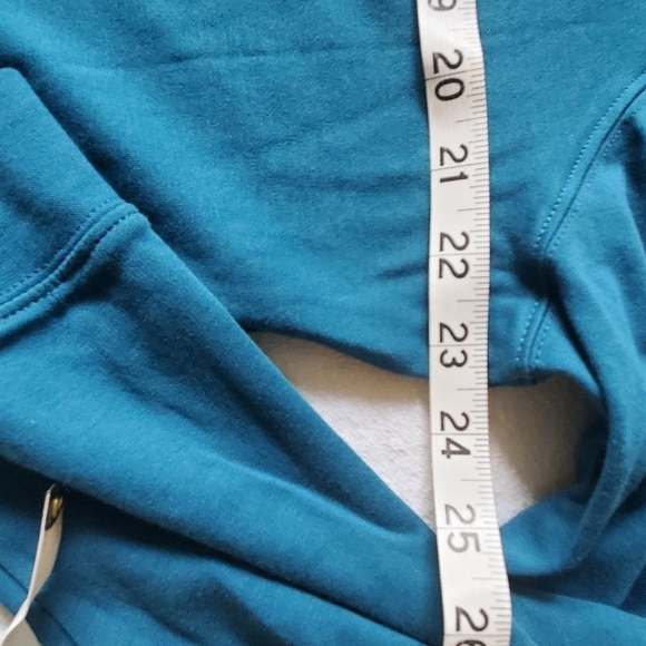 L.L. Bean Teal Mock Neck Long Sleeve Sz 1X Plus Top - Picture 7 of 8